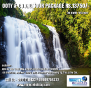 Coorg Mysore & Ooty Tour Package For 06 Days ( 6 Days/ 5 Nights )