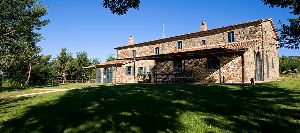 Admiring a Renovated Villa in the Hills of Tuscany, Italy