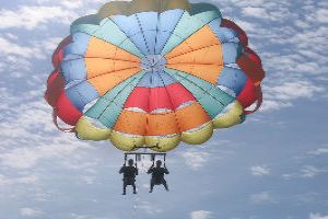Parasailing can be a lifetime experience here