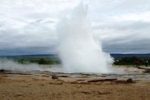 Geysir And Strokkur Haukadalur Valley